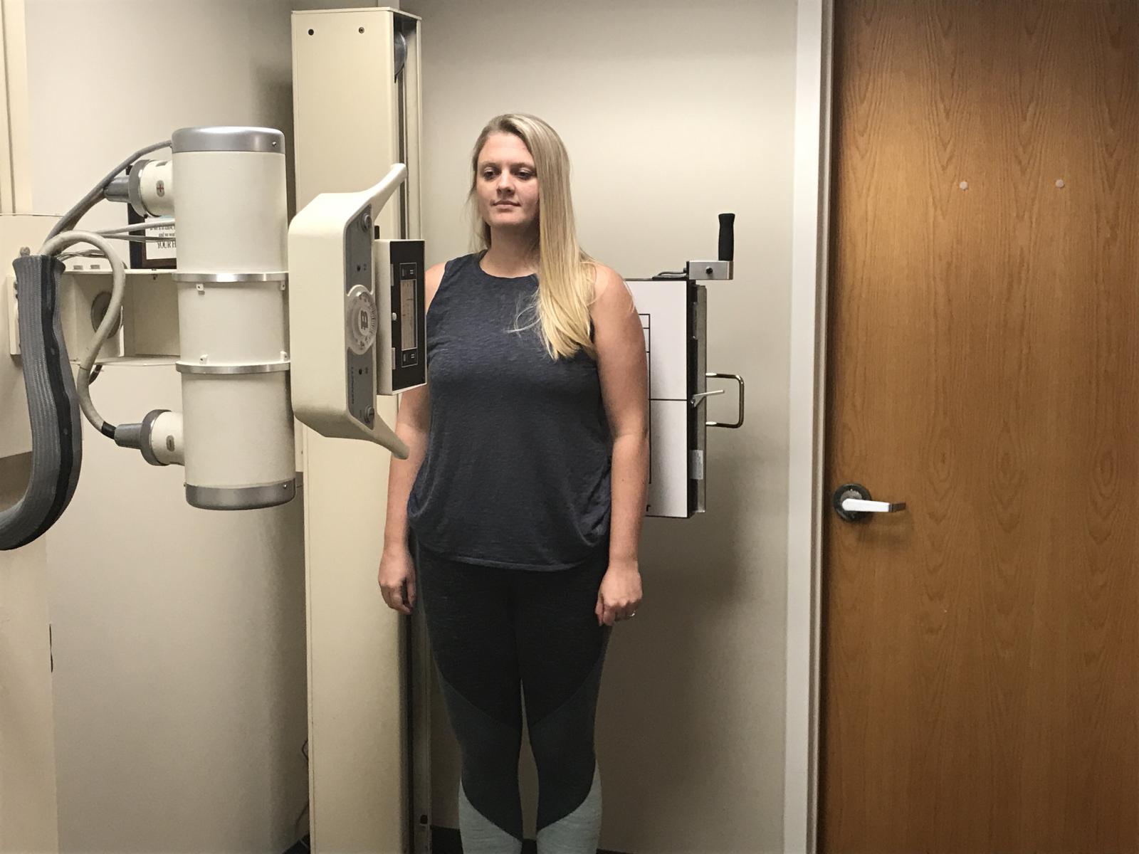 Chiropractic treatment room