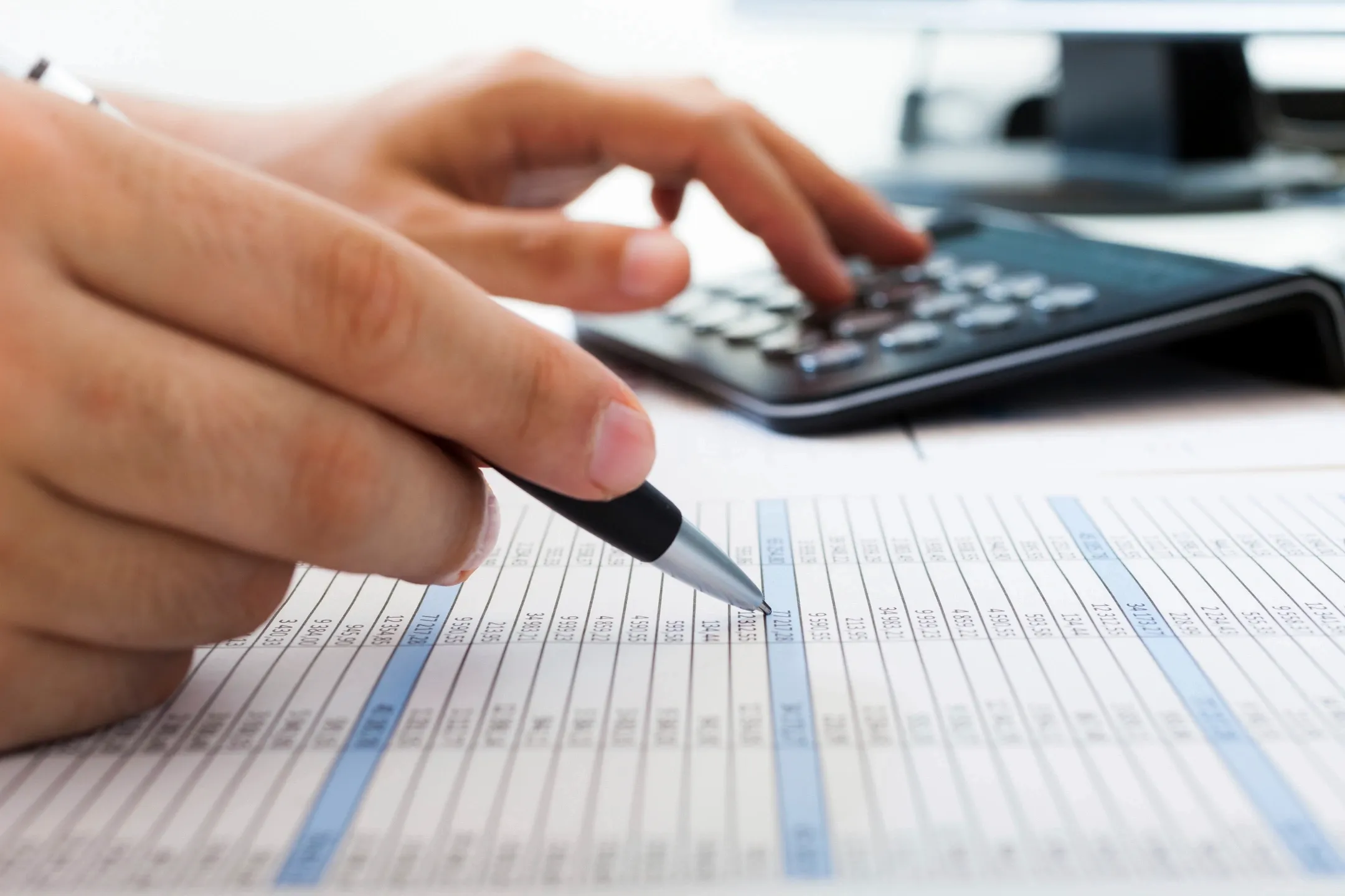 Tax professional at work
